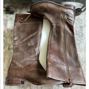 Anthropologie Tall Brown Vintage Boots 7